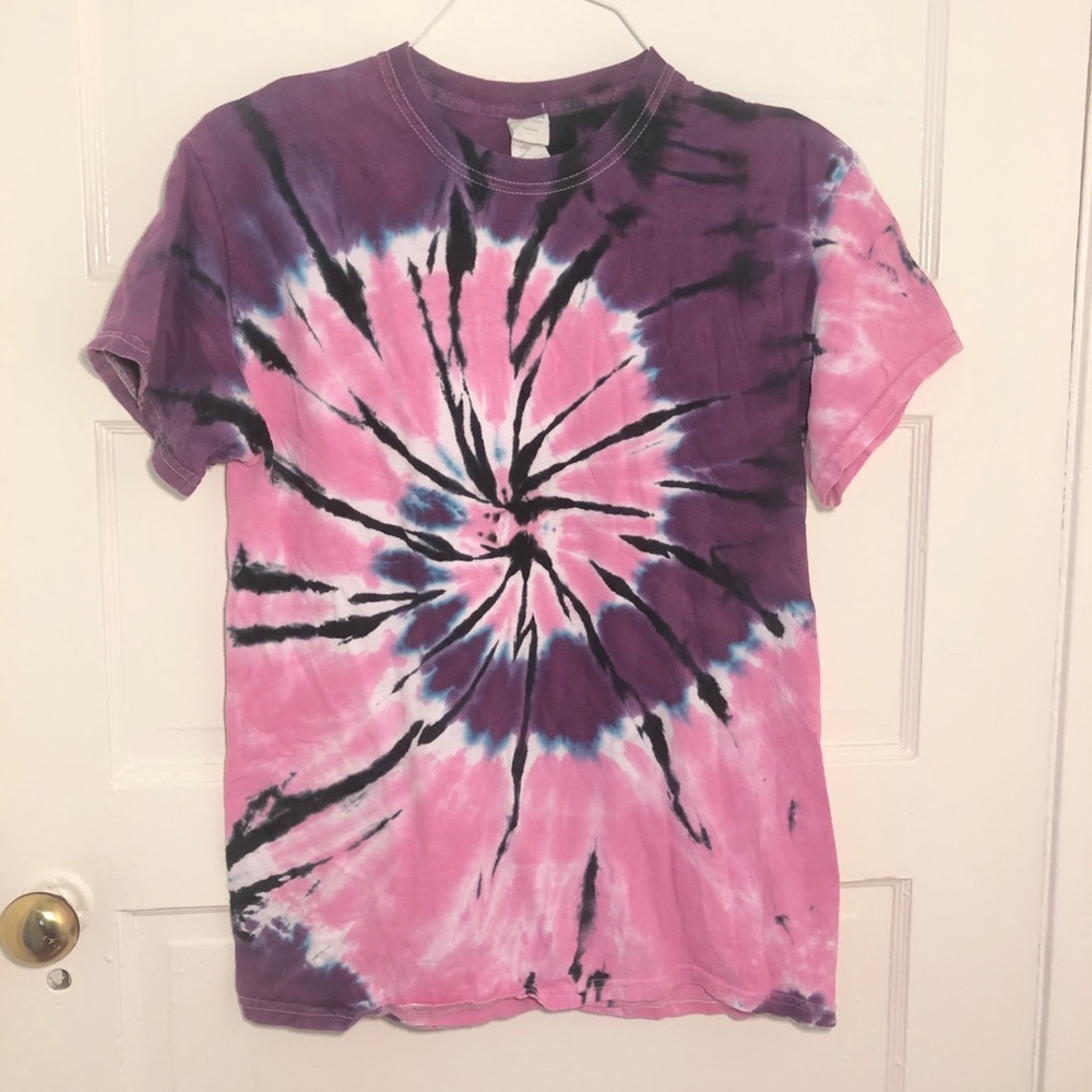 Pink + Purple Tie Dye T-shirt